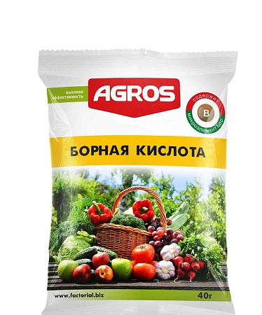 Борная кислота, 40 г (Факториал) Борная кислота, 40 г (Факториал)